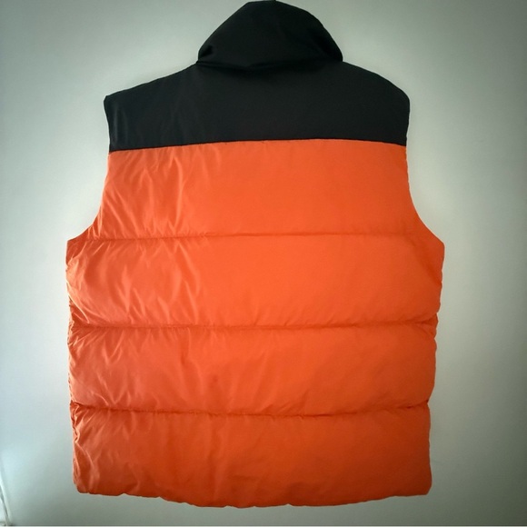DSQUARED2 Men's Orange and Black Puffer Vest - Picture 5 of 15